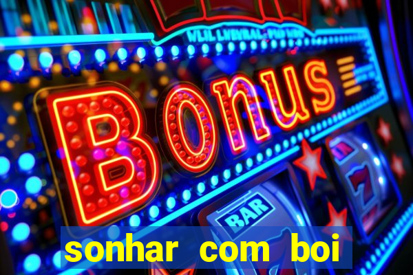 sonhar com boi jogo do bicho