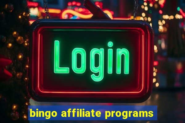 bingo affiliate programs