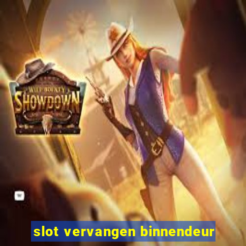 slot vervangen binnendeur