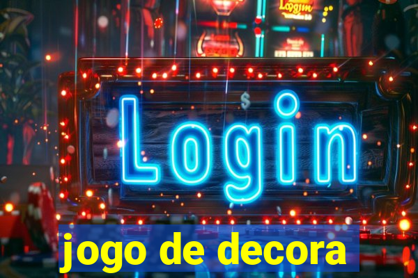 jogo de decora