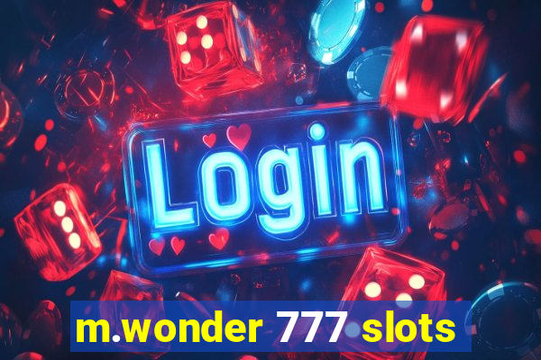 m.wonder 777 slots