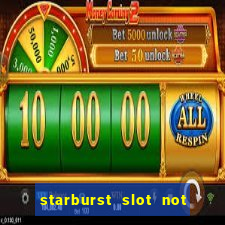 starburst slot not on gamstop