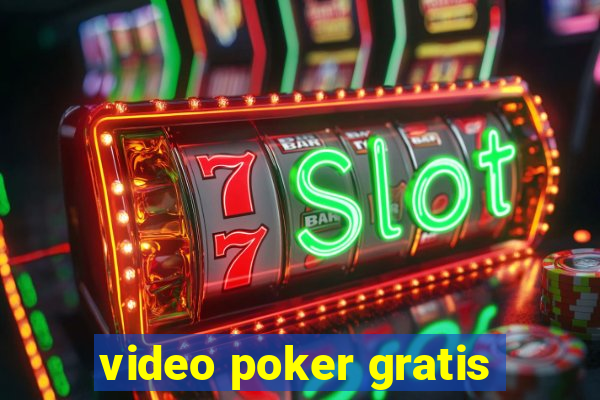 video poker gratis