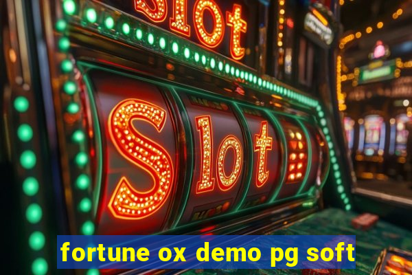 fortune ox demo pg soft