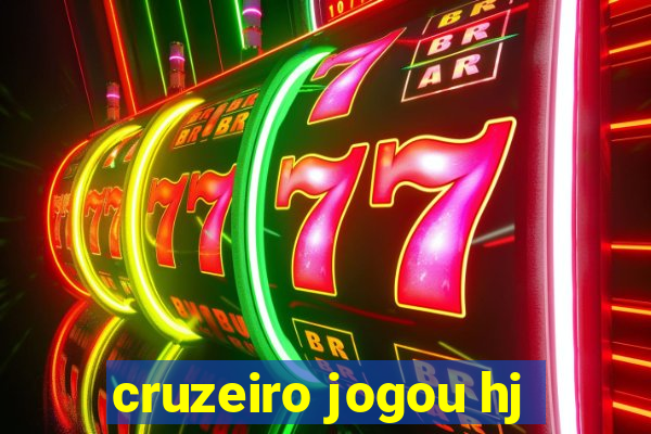 cruzeiro jogou hj