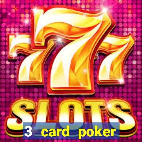 3 card poker casino online