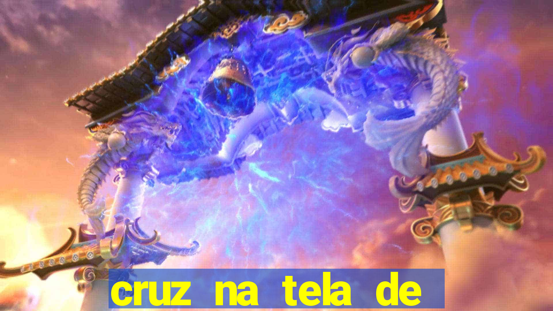 cruz na tela de cruz das