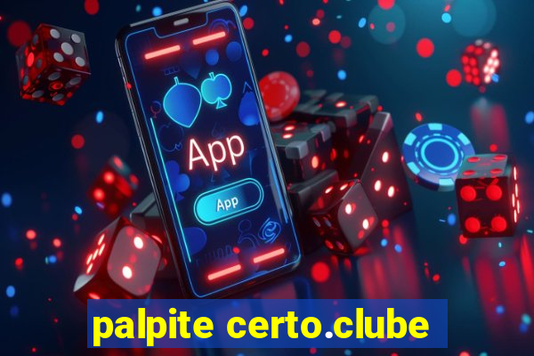 palpite certo.clube