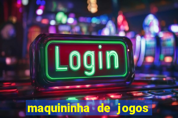 maquininha de jogos de futebol