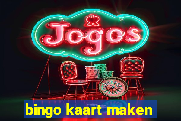 bingo kaart maken