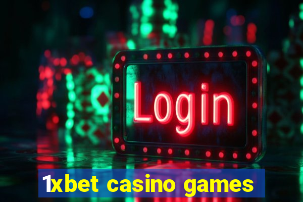 1xbet casino games