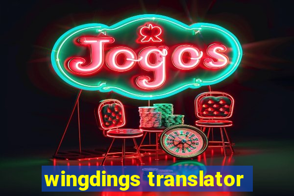 wingdings translator