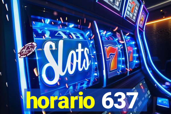 horario 637