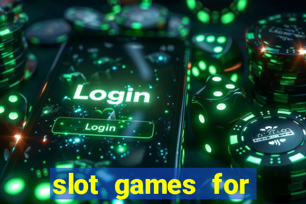 slot games for real money