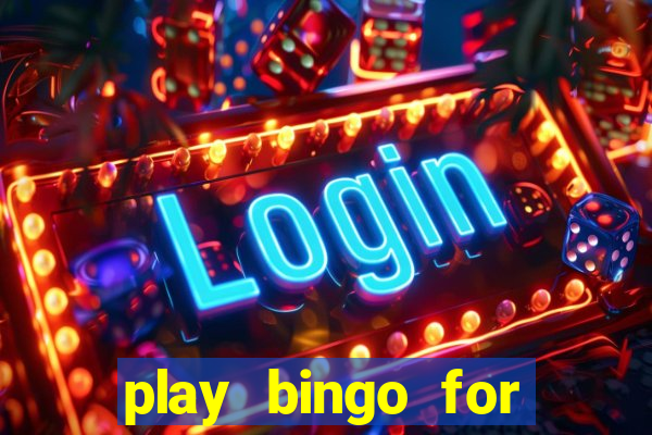 play bingo for money online