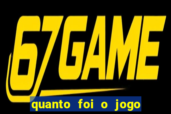 quanto foi o jogo do paisandu