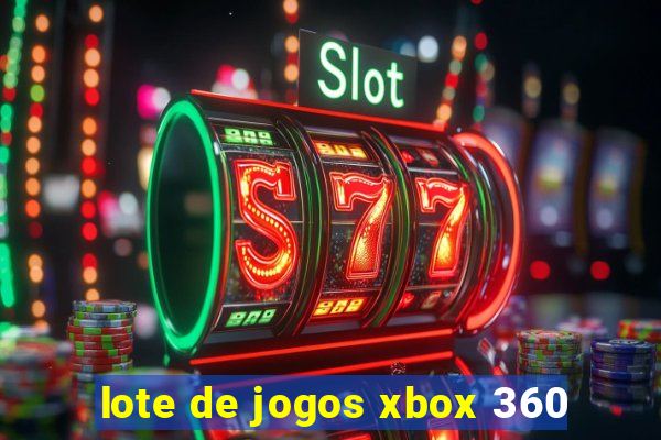 lote de jogos xbox 360