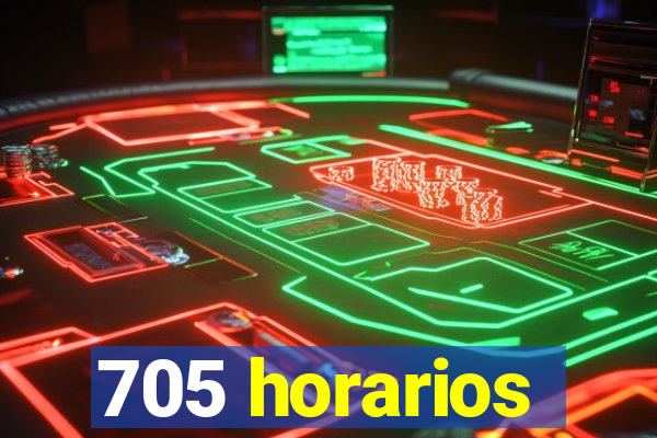 705 horarios