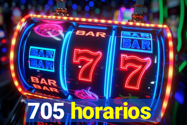 705 horarios