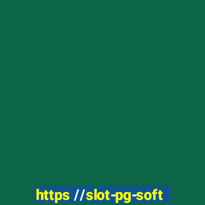 https //slot-pg-soft