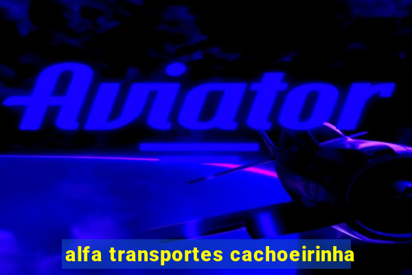 alfa transportes cachoeirinha