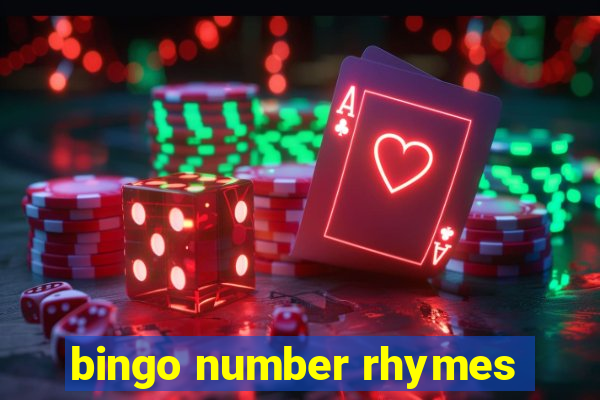 bingo number rhymes