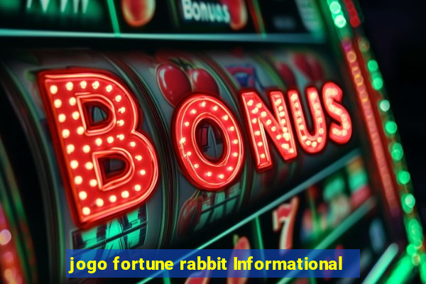 jogo fortune rabbit Informational