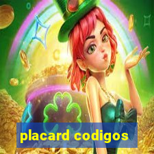 placard codigos