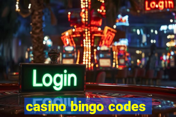 casino bingo codes