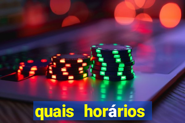 quais horários para jogar fortune tiger