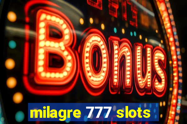 milagre 777 slots