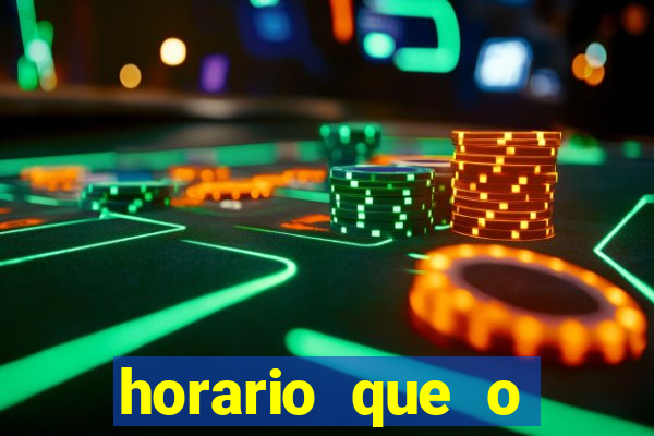 horario que o fortune dragon pg