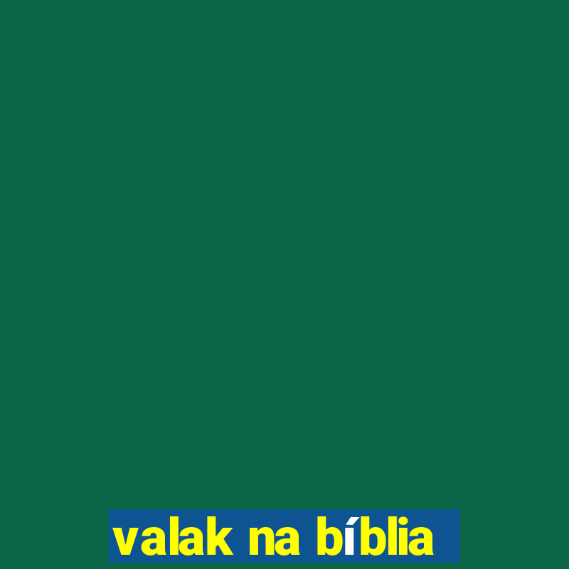 valak na bíblia