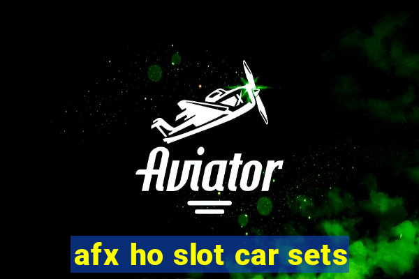 afx ho slot car sets