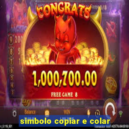 simbolo copiar e colar