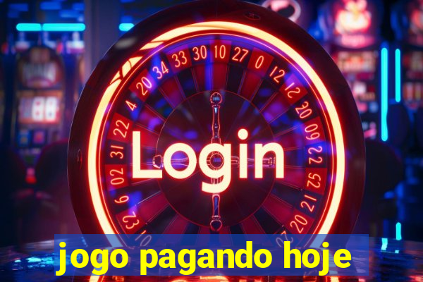 jogo pagando hoje