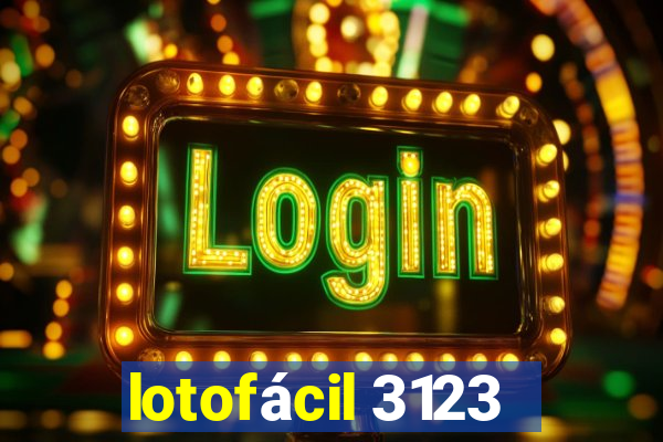 lotofácil 3123