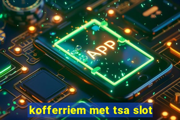 kofferriem met tsa slot