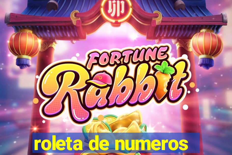 roleta de numeros