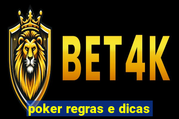 poker regras e dicas