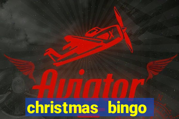 christmas bingo card generator