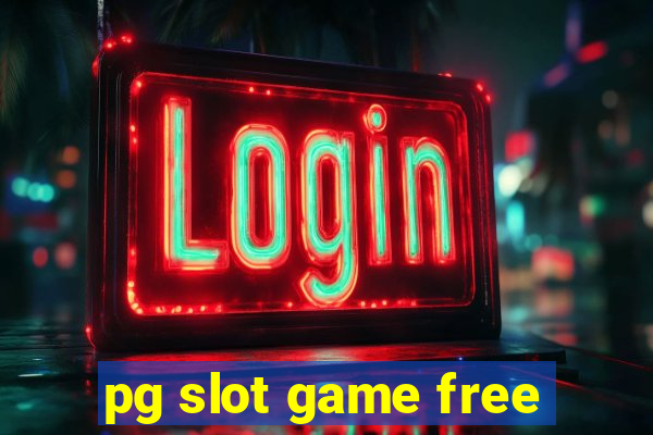 pg slot game free