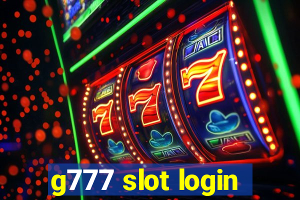 g777 slot login