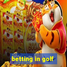 betting in golf