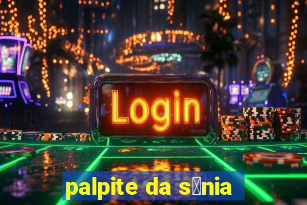 palpite da s么nia