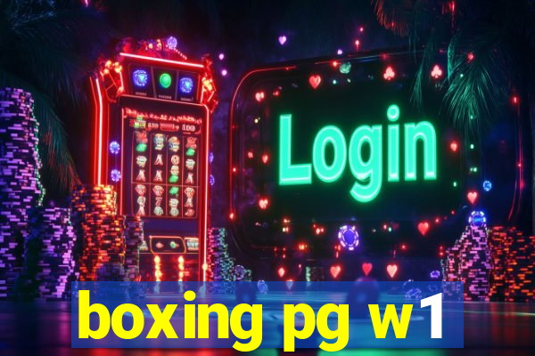 boxing pg w1