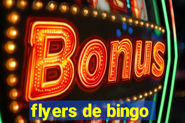 flyers de bingo