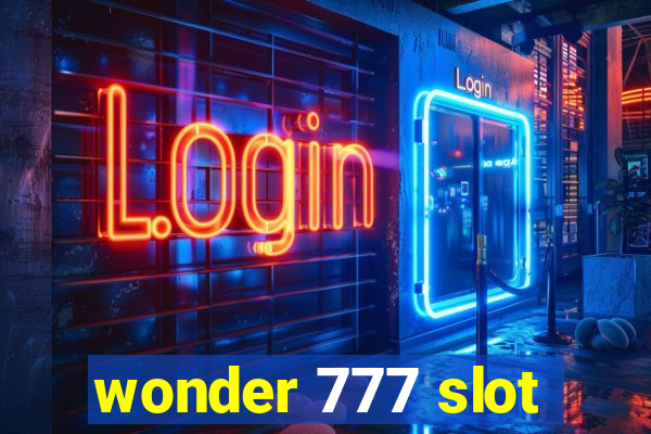 wonder 777 slot