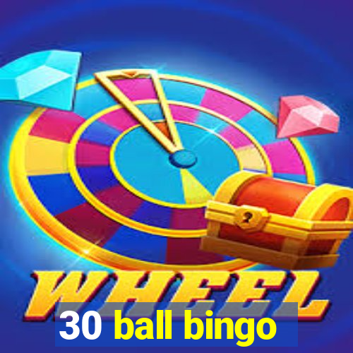 30 ball bingo