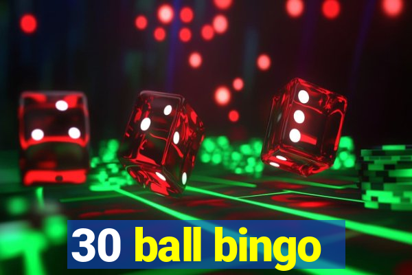 30 ball bingo